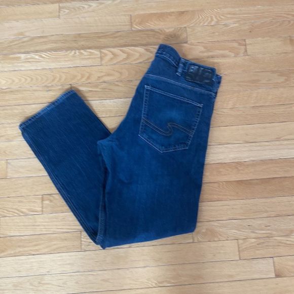 Silver jeans Men’s Gordie taper size 34 - Picture 3 of 9